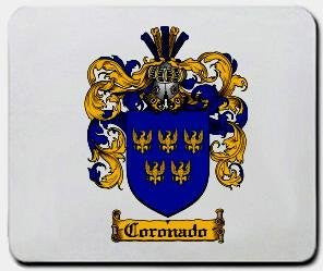 Coronado coat of arms mouse pad