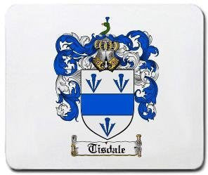 Tisdale coat of arms mouse pad