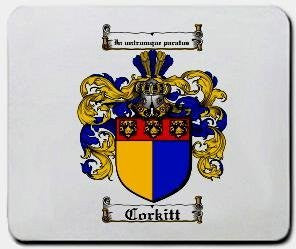 Corkitt coat of arms mouse pad