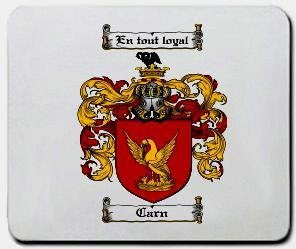 Carn coat of arms mouse pad