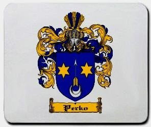 Perko coat of arms mouse pad