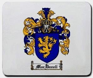 Macdanell coat of arms mouse pad