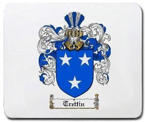 Trettin coat of arms mouse pad