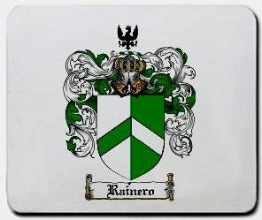 Rainero coat of arms mouse pad