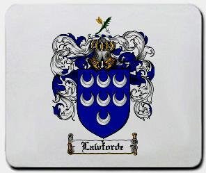 Lawforde coat of arms mouse pad