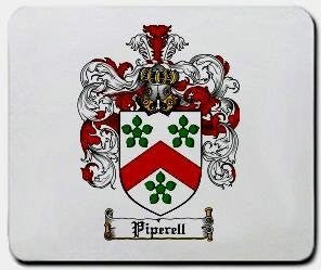 Piperell coat of arms mouse pad