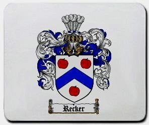 Recker coat of arms mouse pad