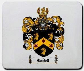 Coriell coat of arms mouse pad