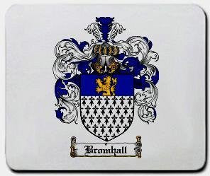 Bromhall coat of arms mouse pad