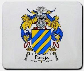 Pareja coat of arms mouse pad