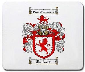 Talbart coat of arms mouse pad