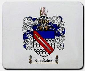 Cladwine coat of arms mouse pad