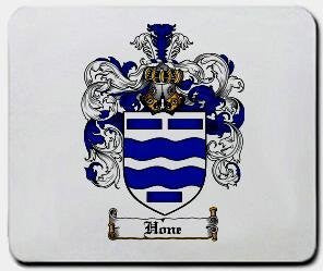 Hone coat of arms mouse pad