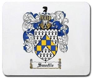 Smedlie coat of arms mouse pad