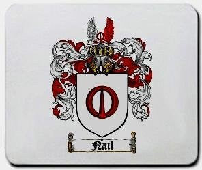 Nail coat of arms mouse pad