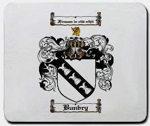 Bunbry coat of arms mouse pad