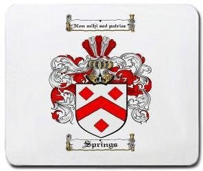 Springs coat of arms mouse pad