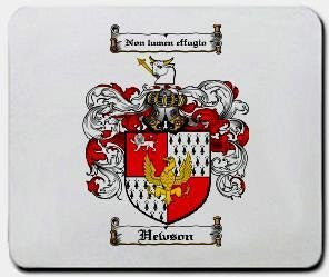 Hewson coat of arms mouse pad