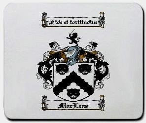 Macleas coat of arms mouse pad