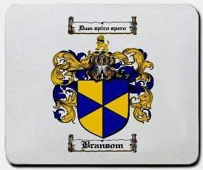 Bransom coat of arms mouse pad