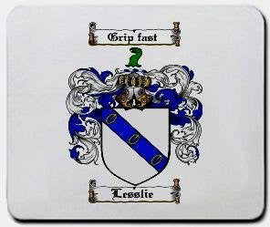 Lesslie coat of arms mouse pad