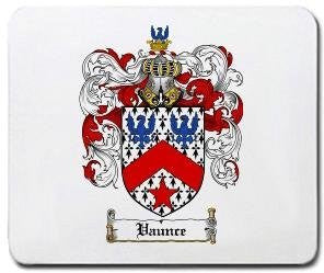 Vaunce coat of arms mouse pad