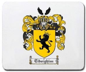 Tiberghien coat of arms mouse pad