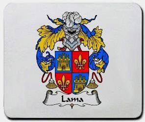 Lama coat of arms mouse pad