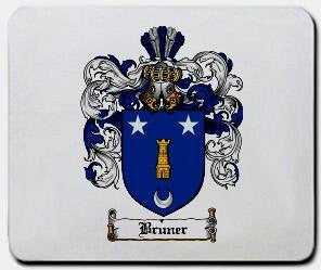 Bruner coat of arms mouse pad