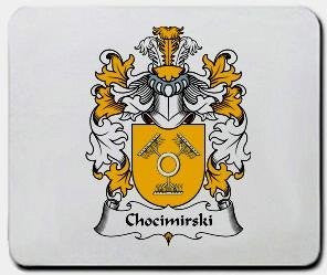 Chocimirski coat of arms mouse pad