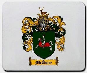 Mcguire coat of arms mouse pad