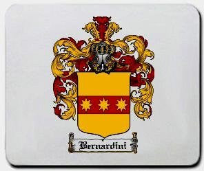 Bernardini coat of arms mouse pad