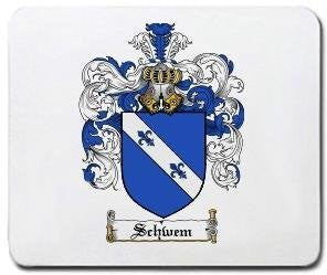 Schwem coat of arms mouse pad