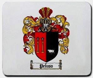 Peluso coat of arms mouse pad