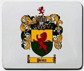 Penta coat of arms mouse pad