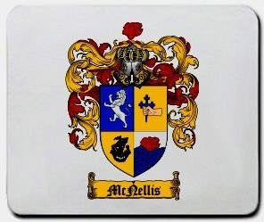 Mcnellis coat of arms mouse pad