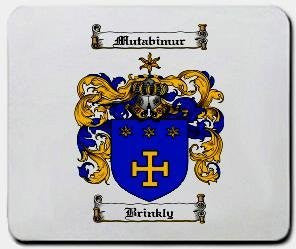 Brinkly coat of arms mouse pad