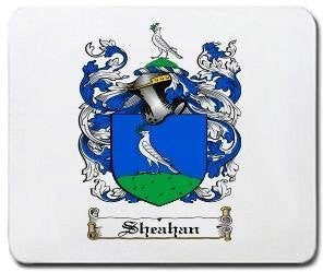 Sheahan coat of arms mouse pad