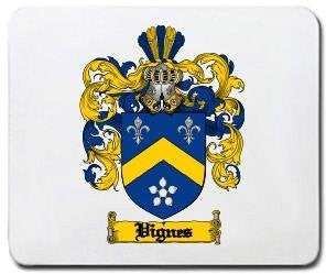 Vignes coat of arms mouse pad