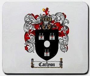 Carlyon coat of arms mouse pad