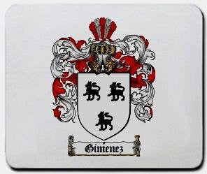 Gimenez coat of arms mouse pad