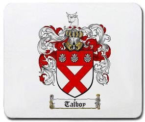 Talboy coat of arms mouse pad