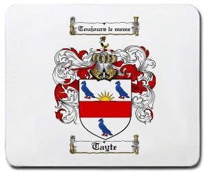 Tayte coat of arms mouse pad