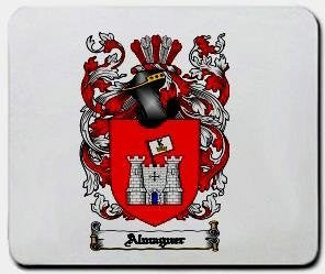 Almaguer coat of arms mouse pad