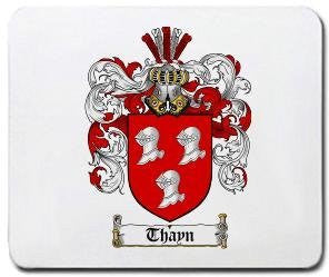 Thayn coat of arms mouse pad