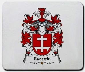 Rudetzki coat of arms mouse pad