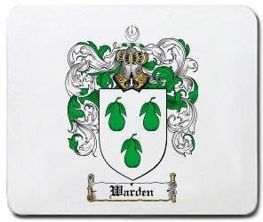 Warden coat of arms mouse pad