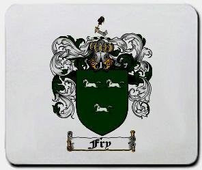 Fry coat of arms mouse pad