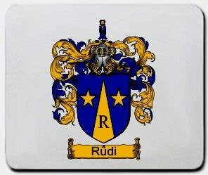 Rudi coat of arms mouse pad