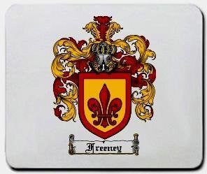Freeney coat of arms mouse pad